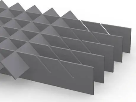 Grelha de Aço Tipo Louver