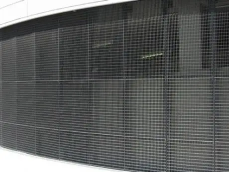 Grade de Aço Prensada pode ser utilizada como decoração de parede externa
