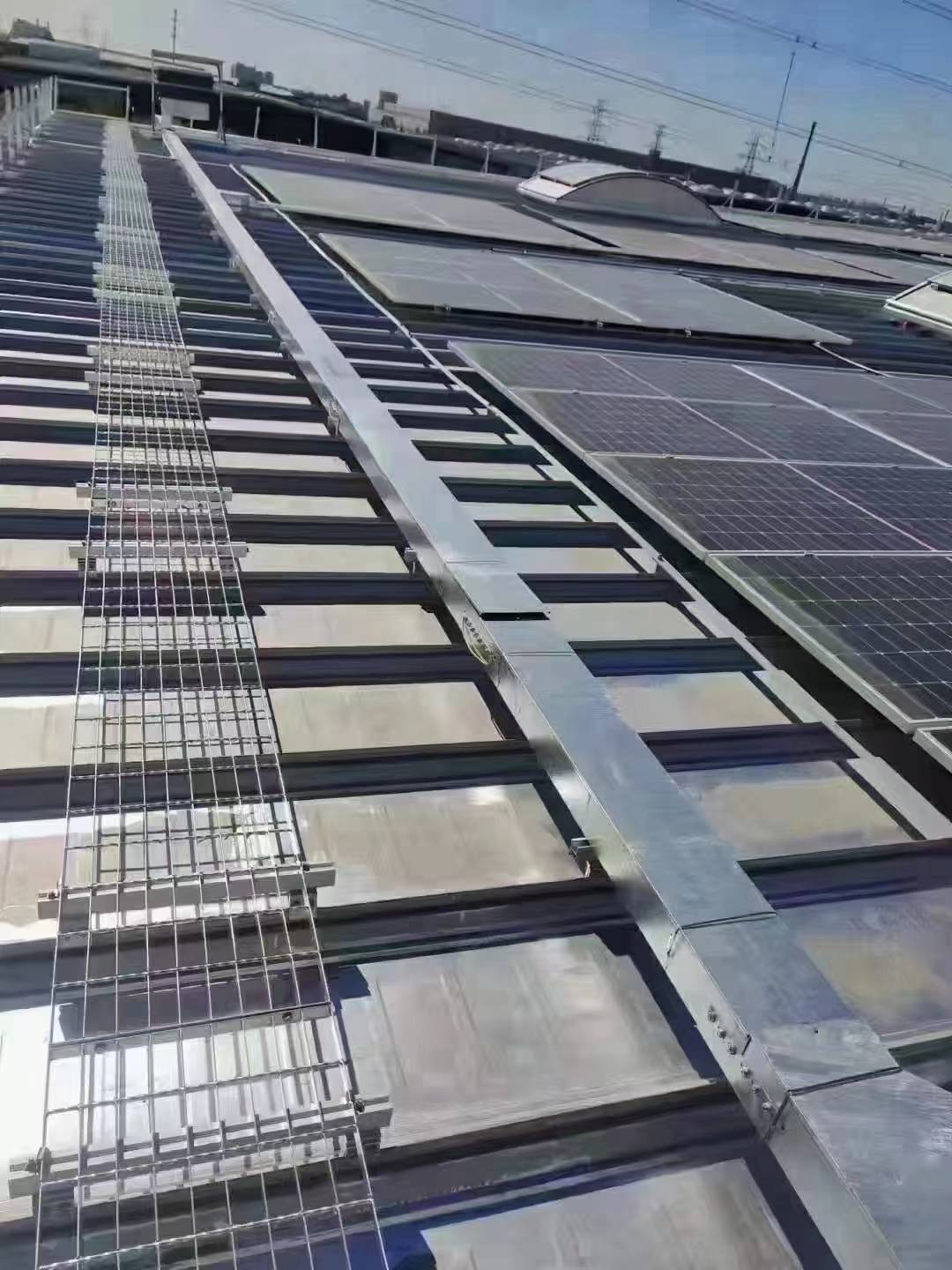 Padrão de teste de capacidade de carga para grade de aço em passarela de manutenção de usinas fotovoltaicas Padrão de teste de capacidade de carga para grade de aço em passarela de manutenção de usinas fotovoltaicas